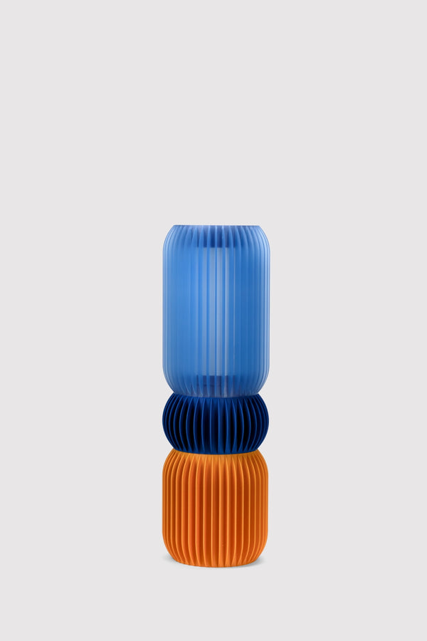 LASE STEREO Trio · Colourful Modular Lamp — M / Blue / Orange