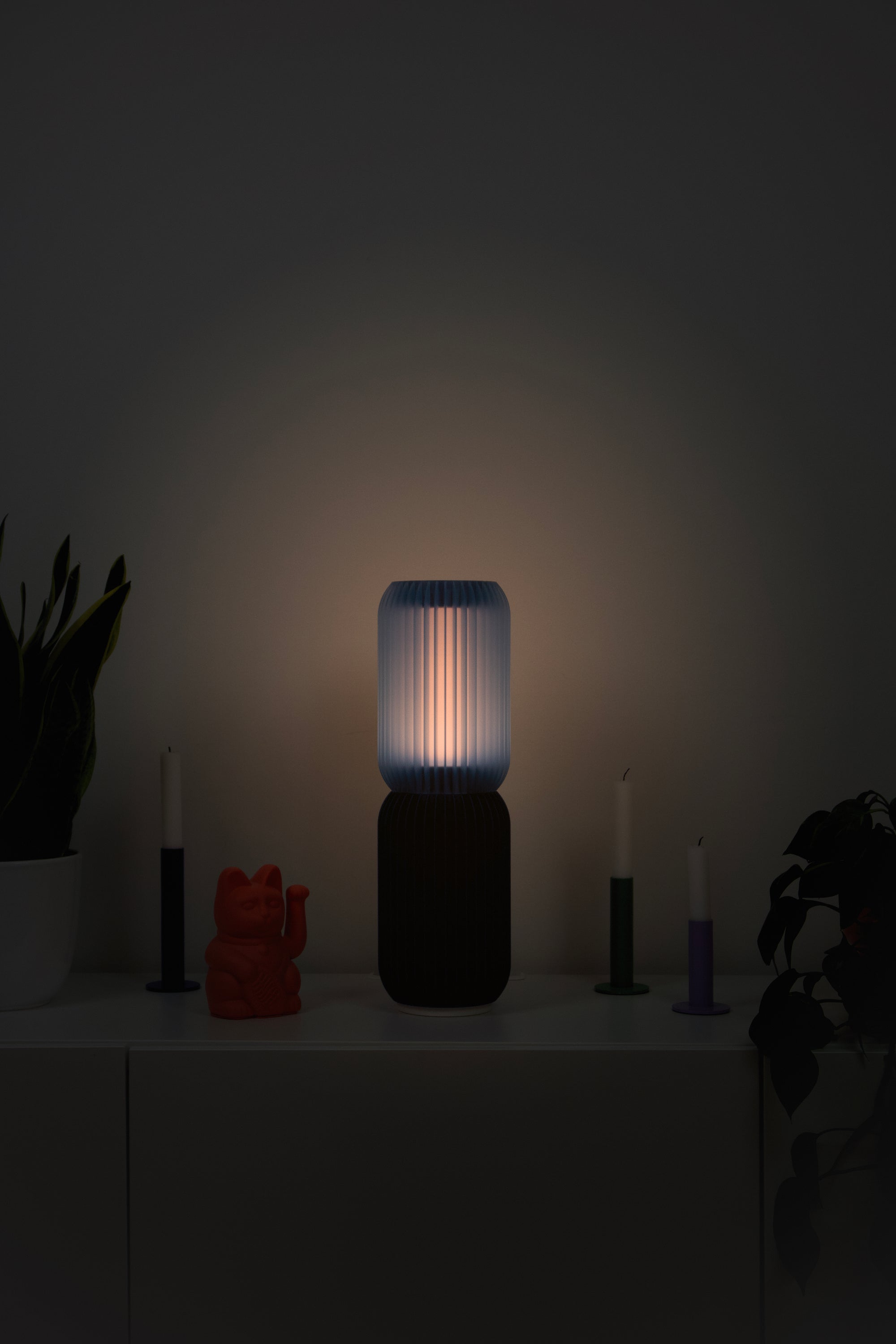 LASE MONO Duo · Modular Design Lamp at night