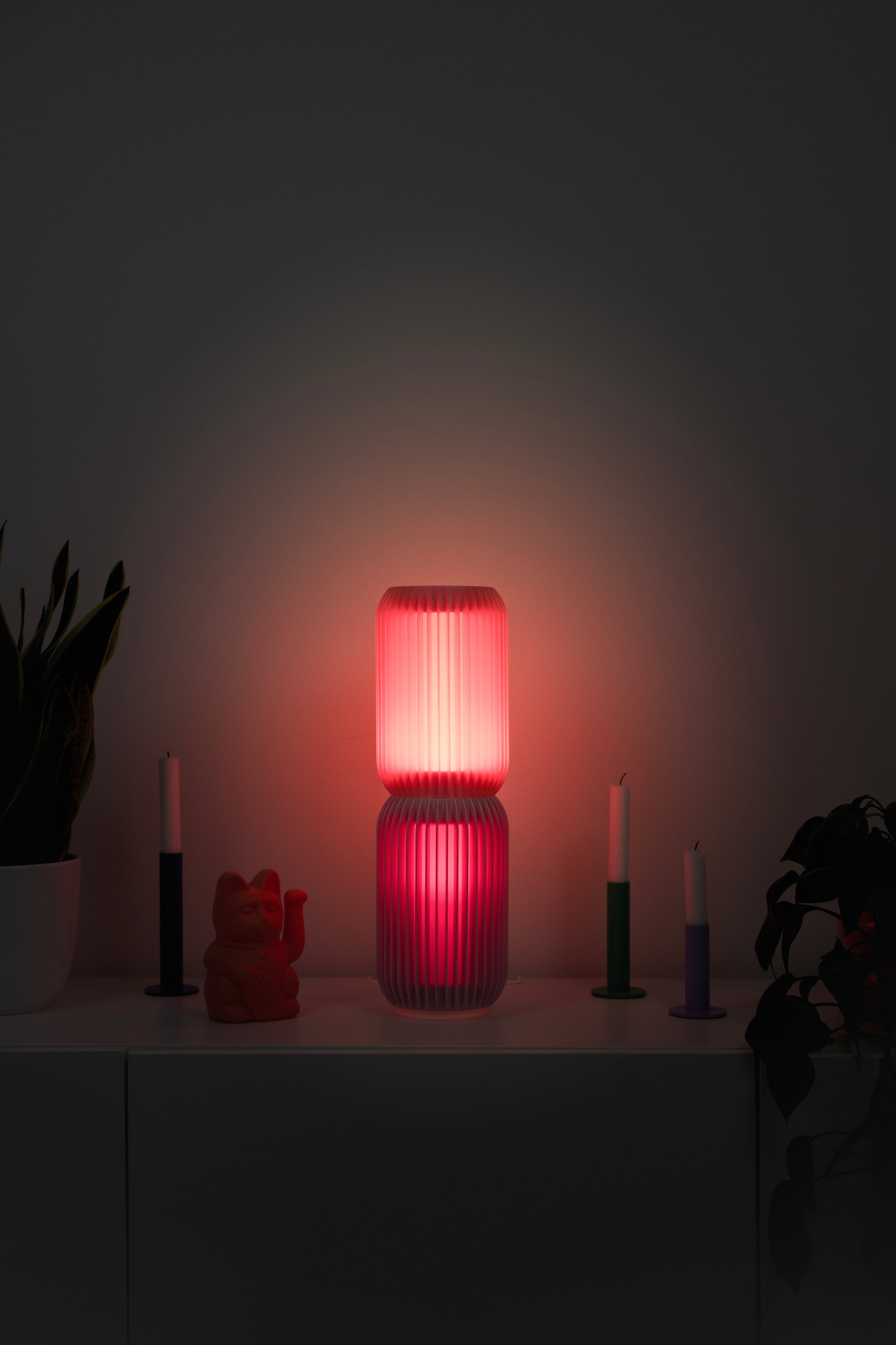 LASE MONO Duo · Modular Design Lamp at night