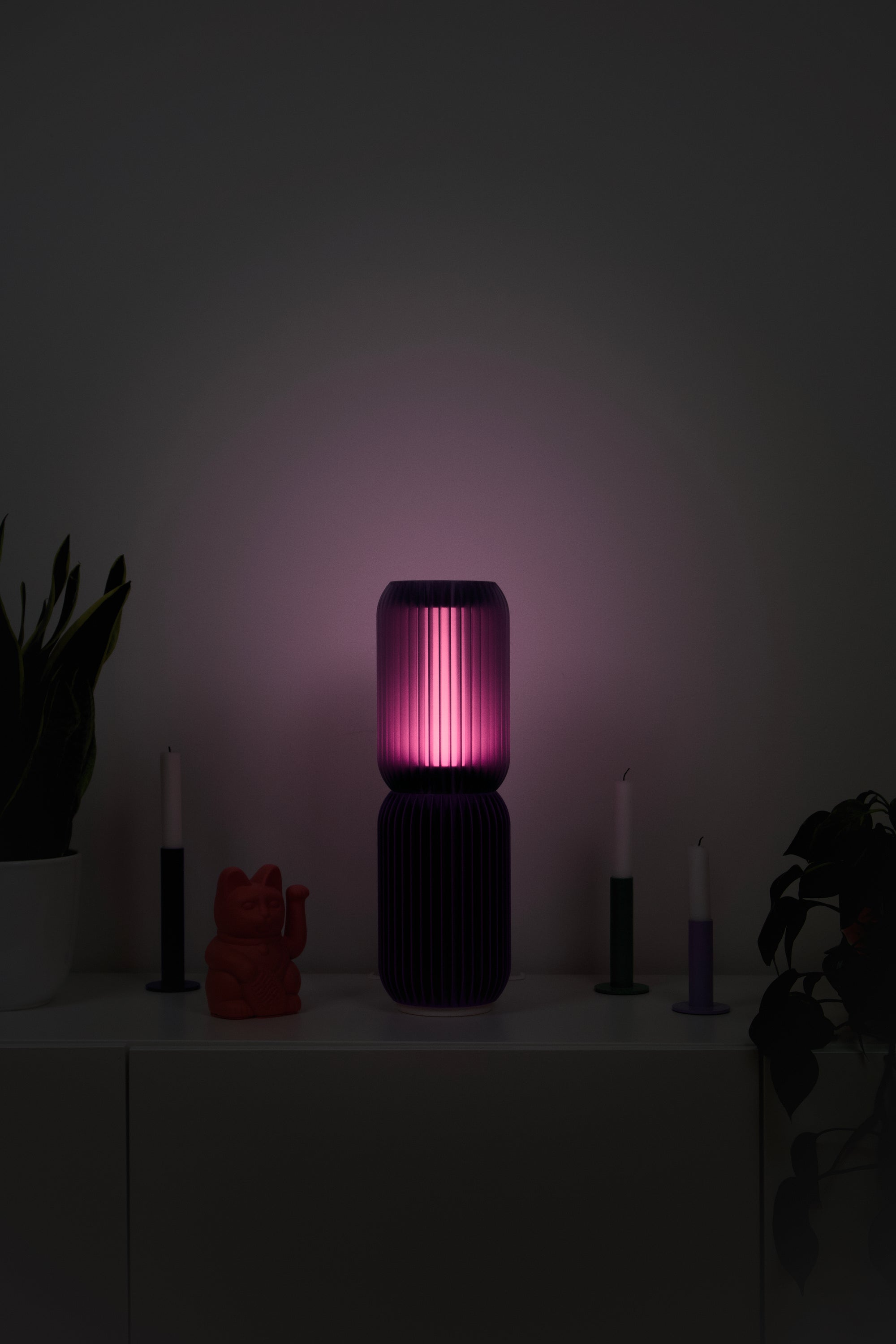LASE MONO Duo · Modular Design Lamp at night