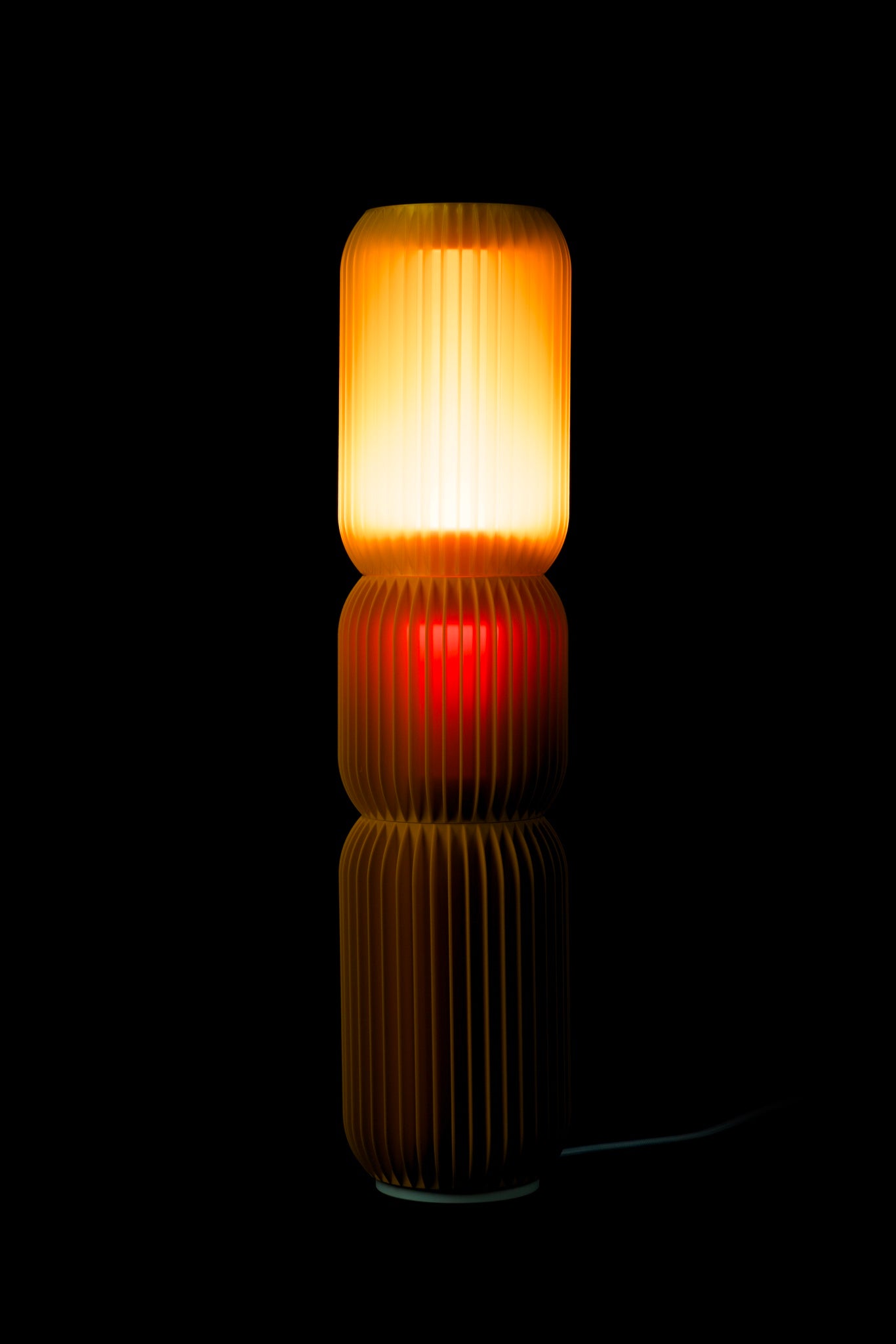 LASE MONO Trio · Modular Design Lamp at night