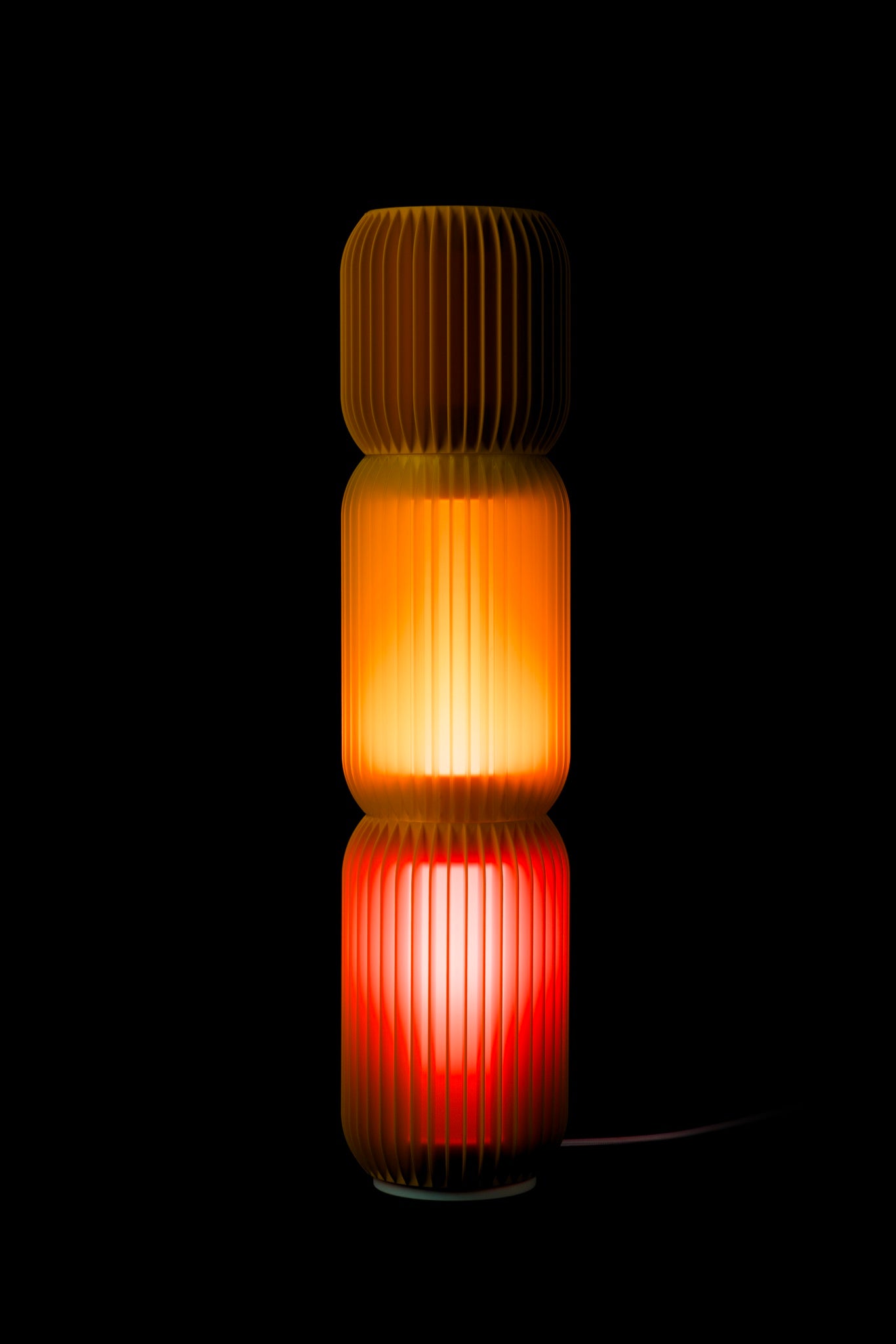 LASE MONO Trio · Modular Design Lamp at night