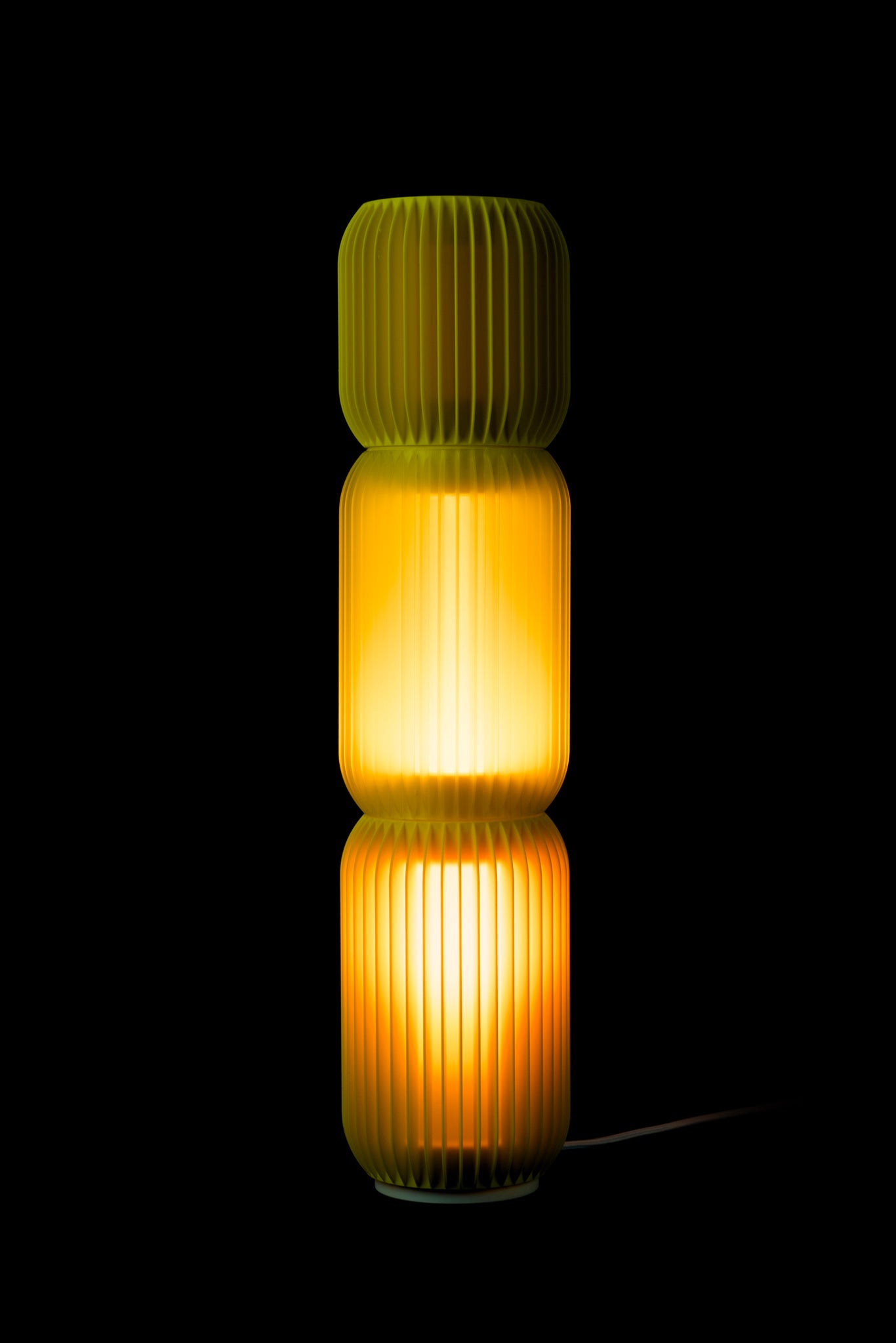 LASE MONO Trio · Modular Design Lamp at night