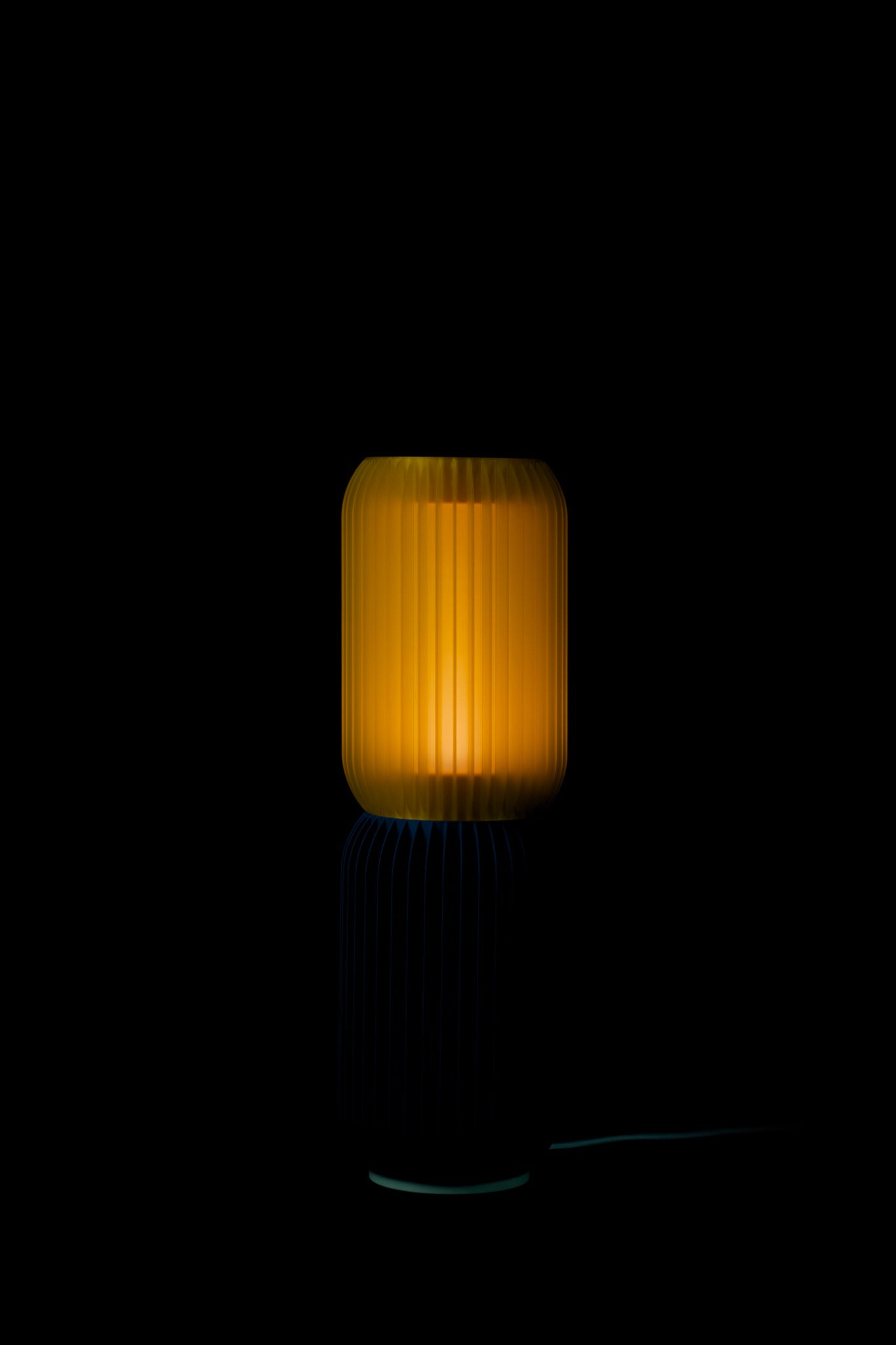 LASE STEREO Duo · Colourful Modular Lamp at night