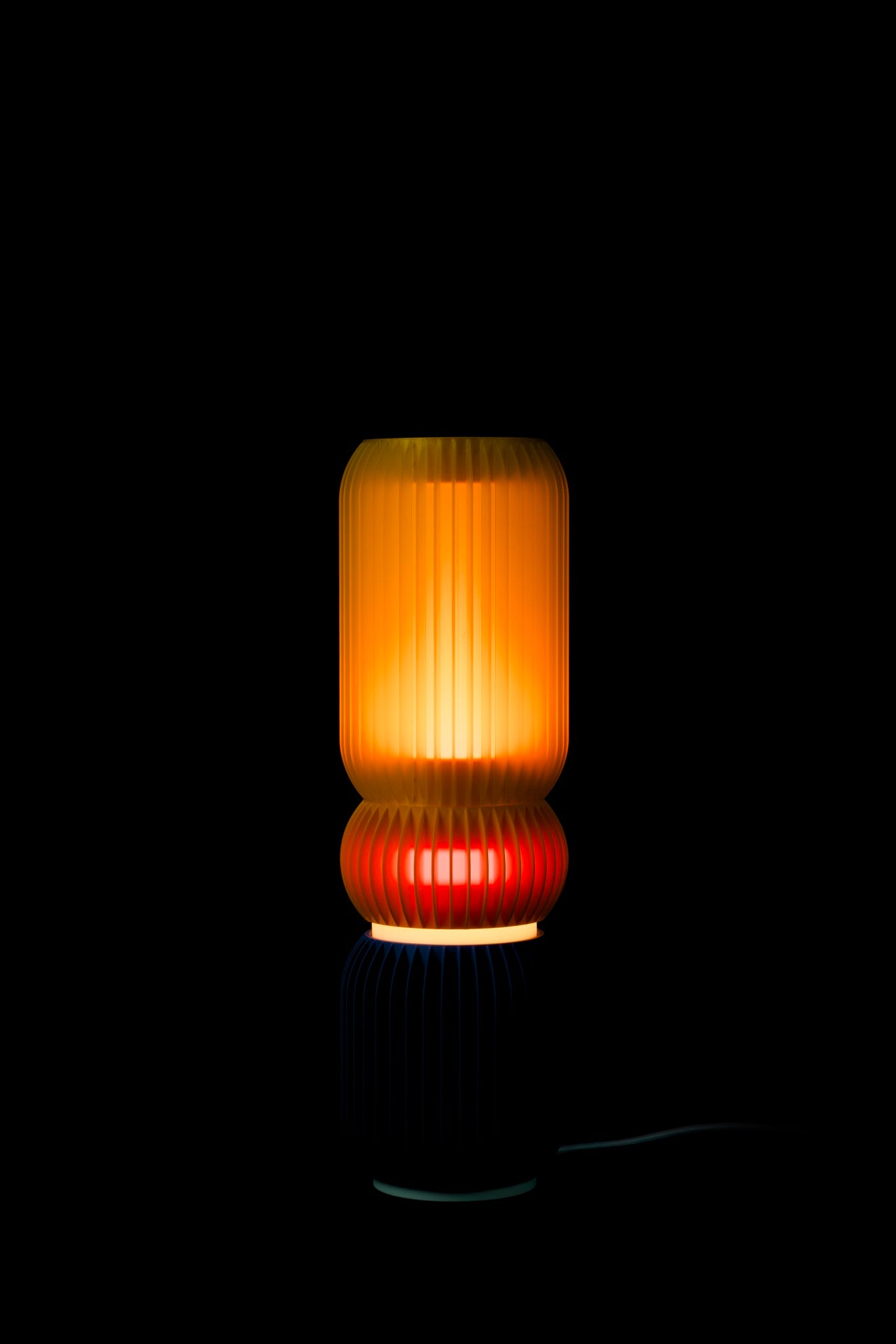 LASE STEREO Trio · Colourful Modular Lamp at night