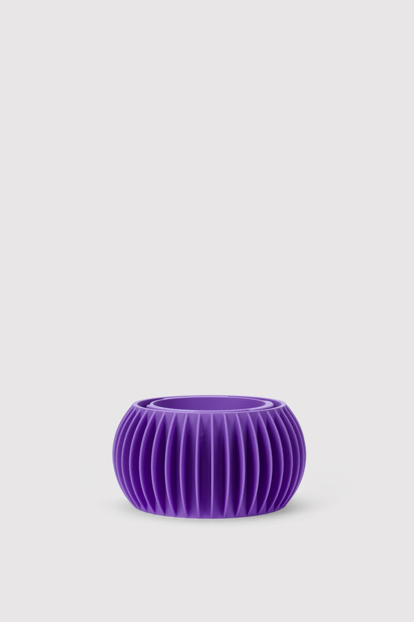LASE 01 MATTE · Vase Module — S Purple