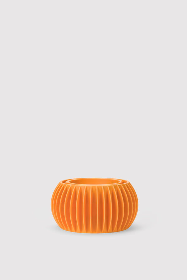 LASE 01 MATTE · Vase Module — S Orange