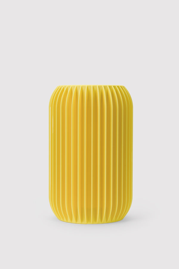 LASE 01 MATTE · Vase Module — L Yellow